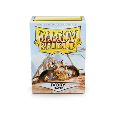Sleeves - Dragon Shield Matte: Ivory | All Aboard Games