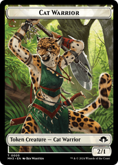 Cat Warrior // Energy Reserve Double-Sided Token [Modern Horizons 3 Tokens] | All Aboard Games