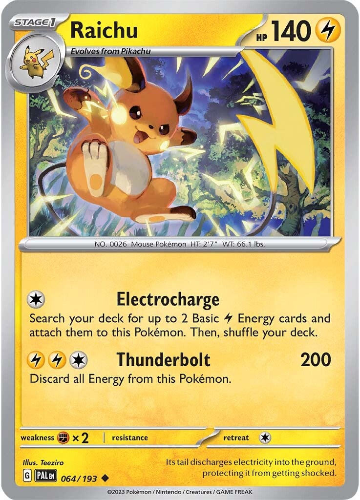 Raichu (064/193) [Scarlet & Violet: Paldea Evolved] | All Aboard Games