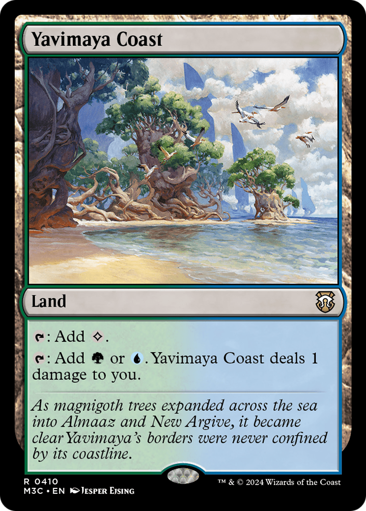 Yavimaya Coast (Ripple Foil) [Modern Horizons 3 Commander] | All Aboard Games