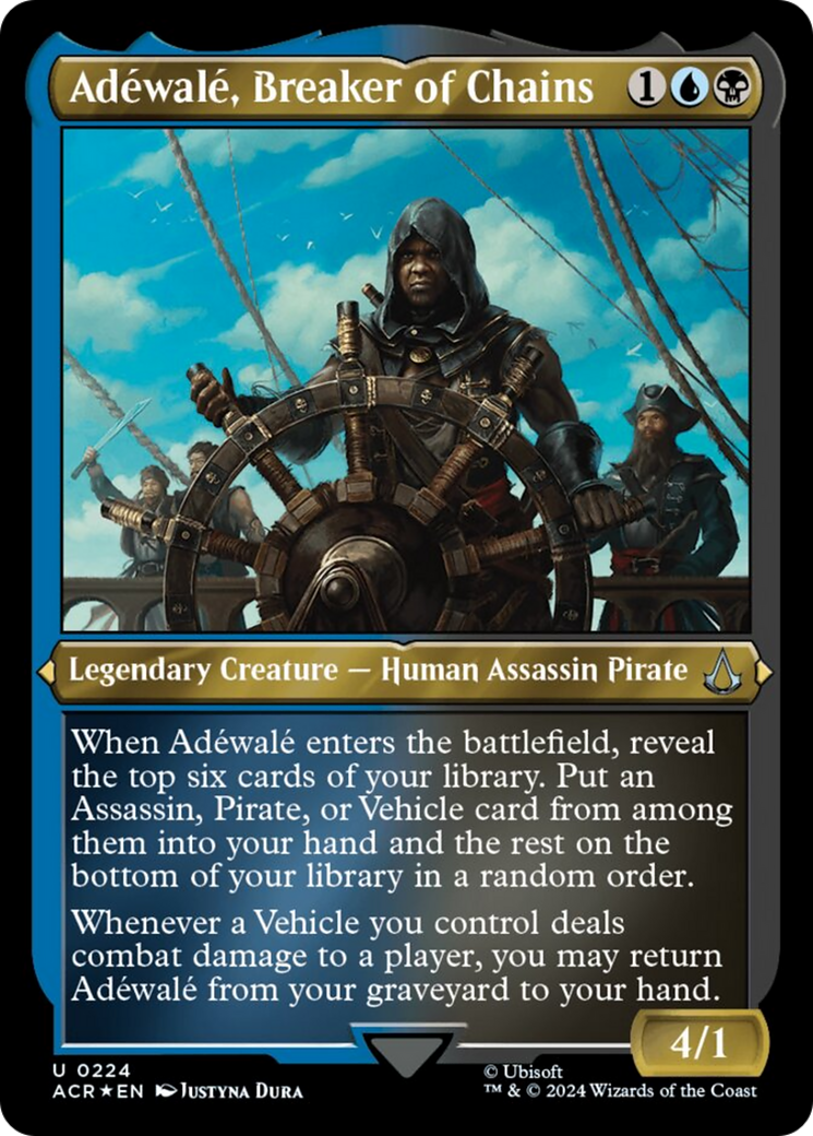 Adewale, Breaker of Chains (Foil Etched) [Assassin's Creed] | All Aboard Games