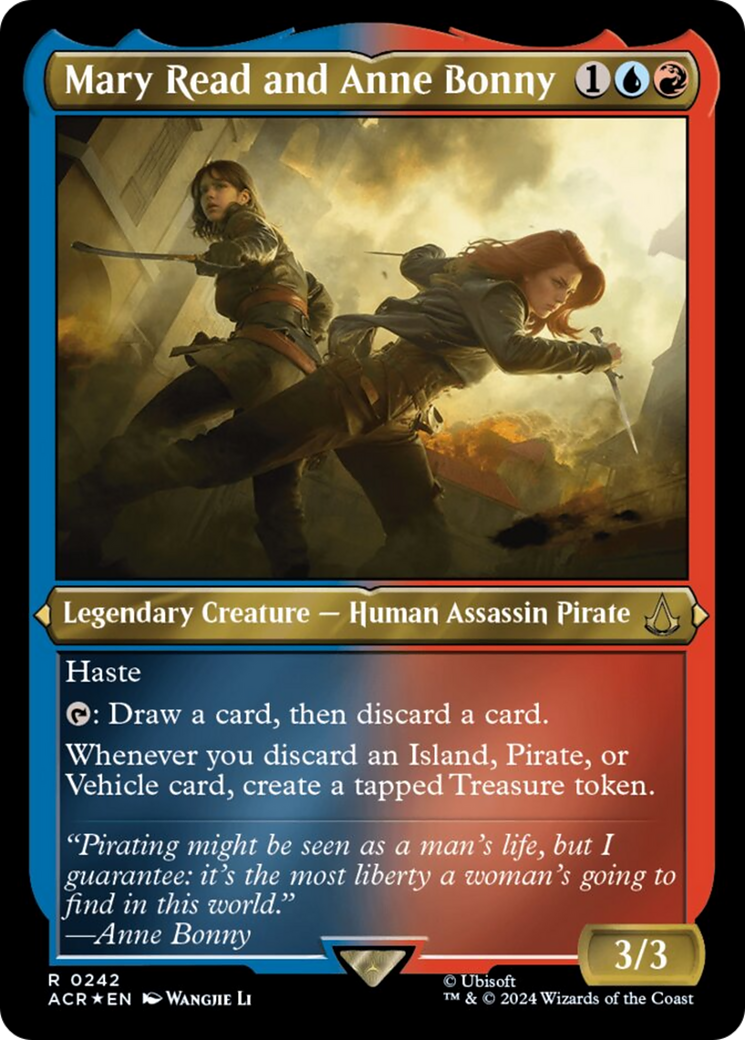 Mary Read and Anne Bonny (Foil Etched) [Assassin's Creed] | All Aboard Games