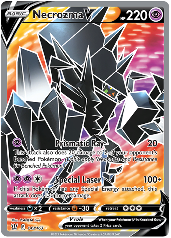 Necrozma V (149/163) [Sword & Shield: Battle Styles] | All Aboard Games