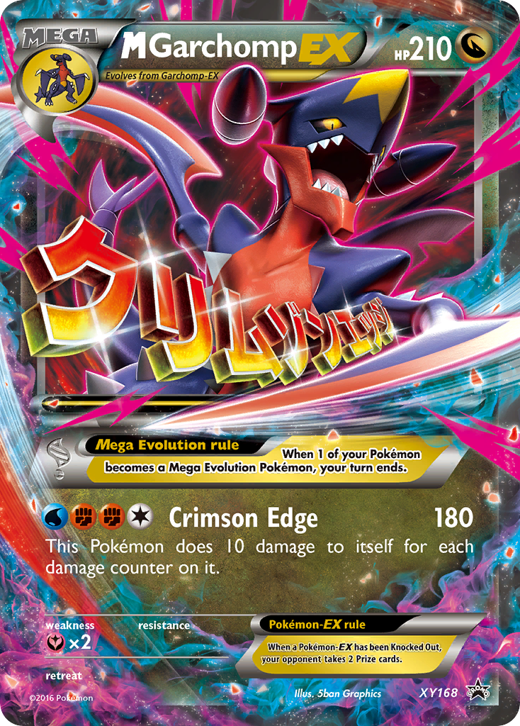 M Garchomp EX (XY168) [XY: Black Star Promos] | All Aboard Games