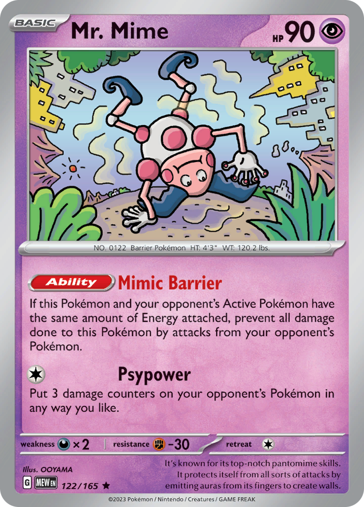 Mr. Mime (122/165) [Scarlet & Violet: 151] | All Aboard Games