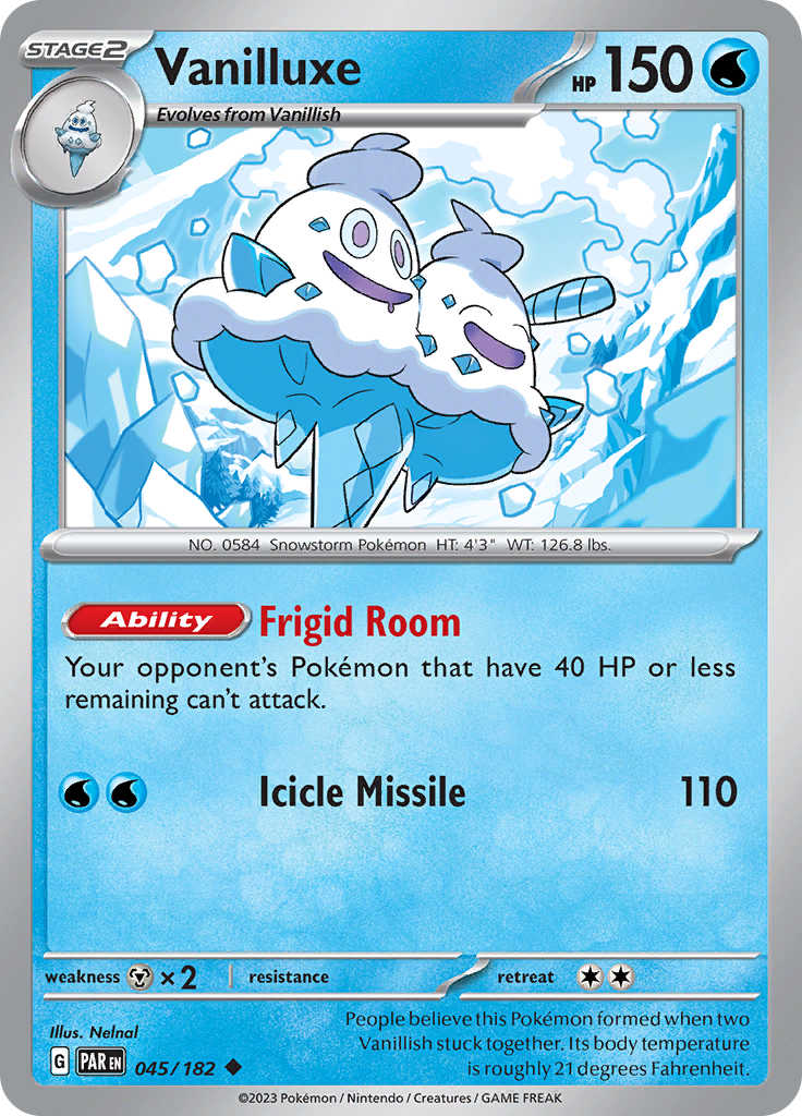 Vanilluxe (045/182) [Scarlet & Violet: Paradox Rift] | All Aboard Games