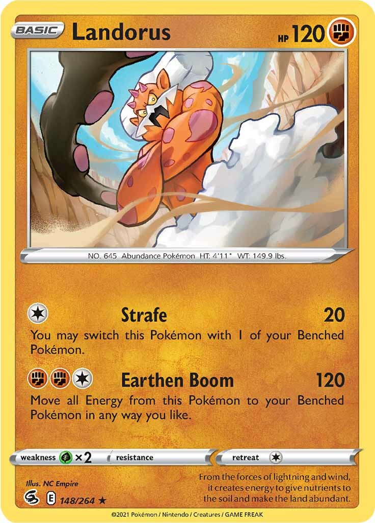 Landorus (148/264) [Sword & Shield: Fusion Strike] | All Aboard Games