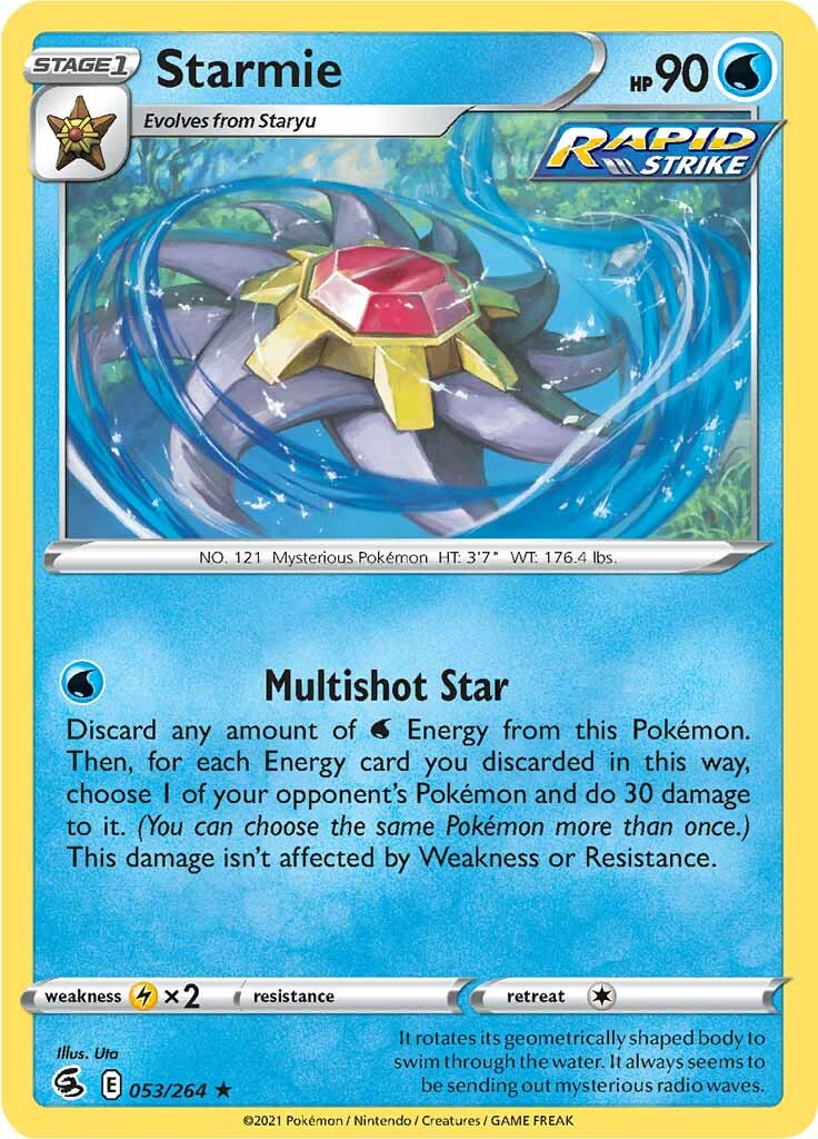 Starmie (053/264) [Sword & Shield: Fusion Strike] | All Aboard Games