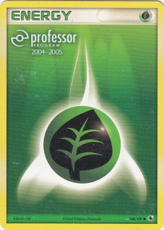 Grass Energy (104/109) (2004 2005) [Professor Program Promos] | All Aboard Games