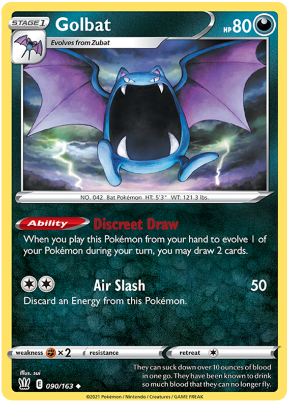 Golbat (090/163) [Sword & Shield: Battle Styles] | All Aboard Games