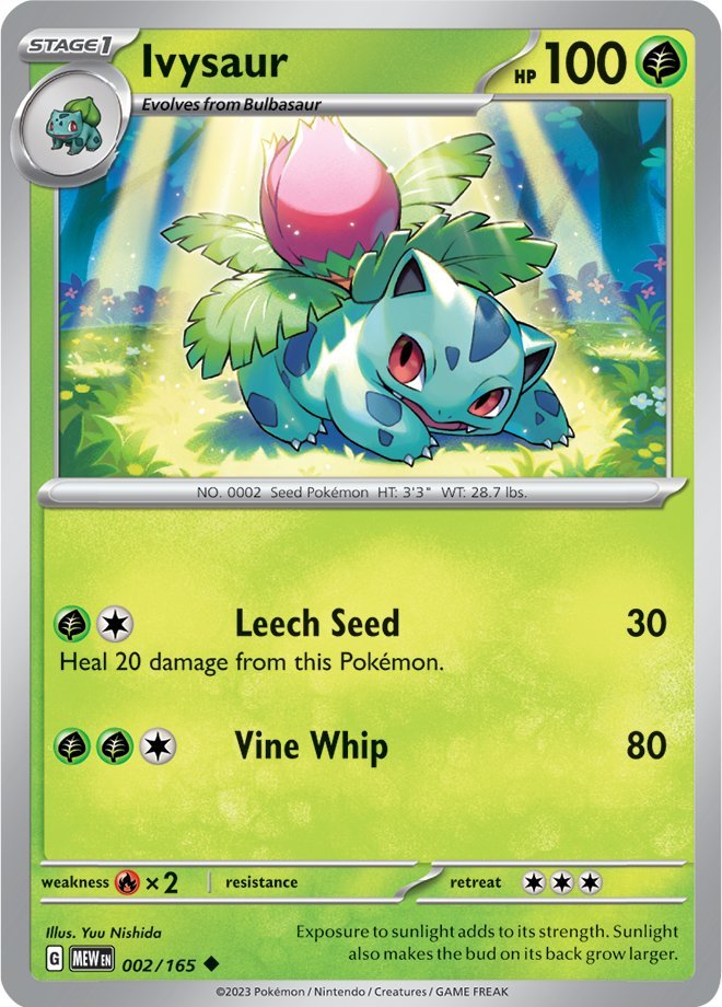 Ivysaur (002/165) [Scarlet & Violet: 151] | All Aboard Games