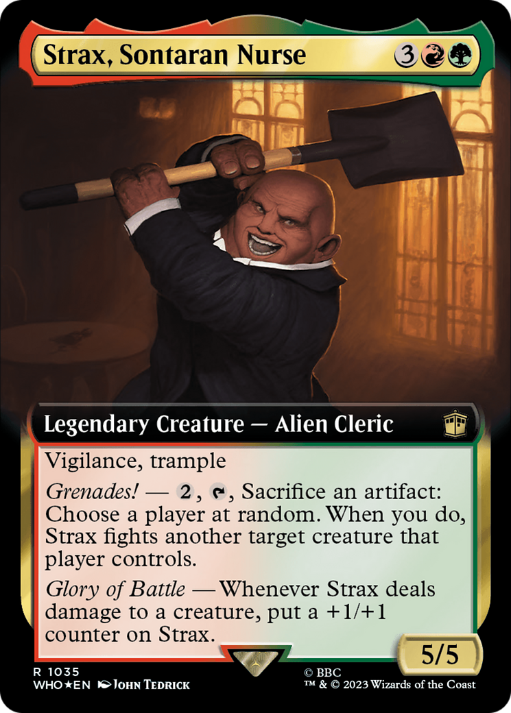 Strax, Sontaran Nurse (Extended Art) (Surge Foil) [Doctor Who] | All Aboard Games