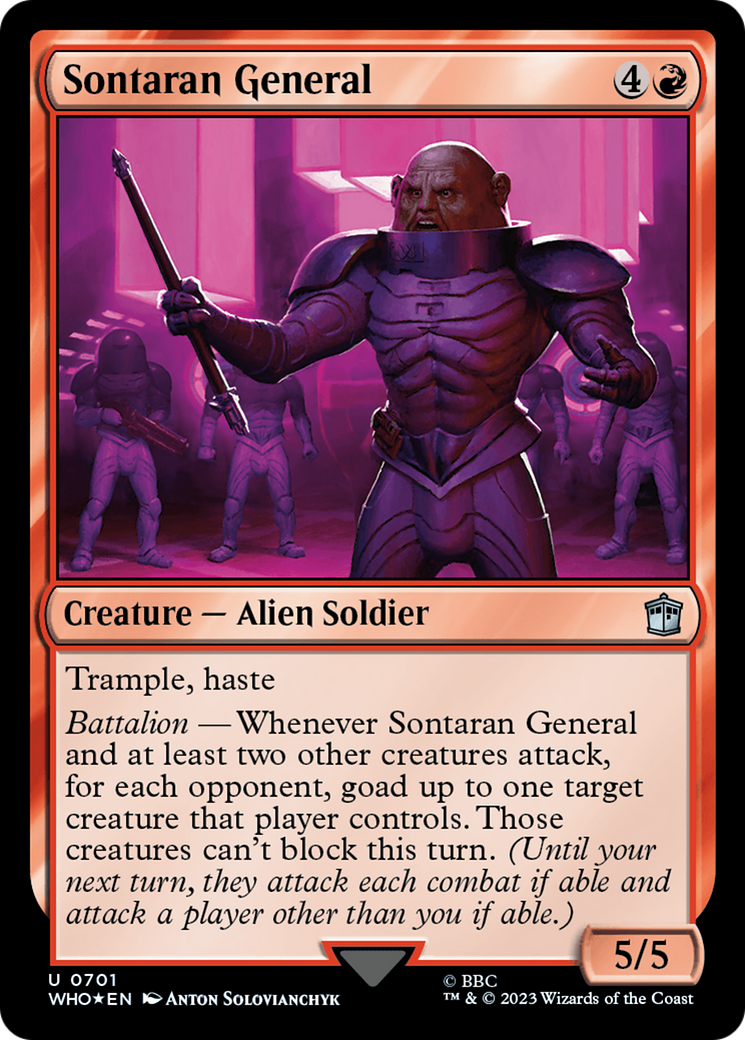 Sontaran General (Surge Foil) [Doctor Who] | All Aboard Games