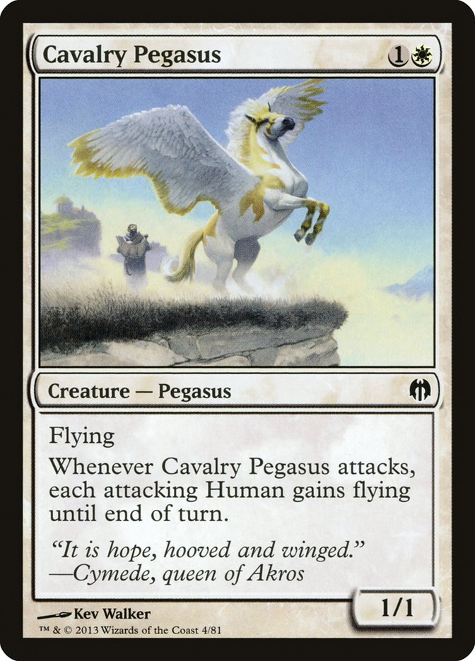 Cavalry Pegasus [Duel Decks: Heroes vs. Monsters] | All Aboard Games