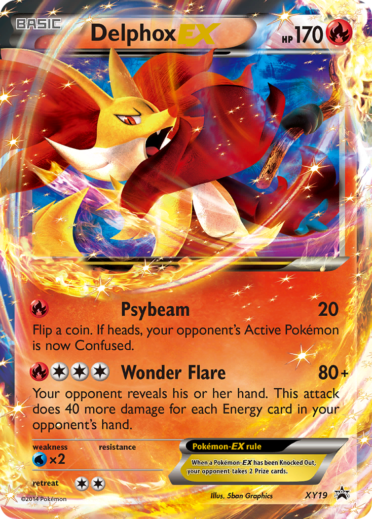 Delphox EX (XY19) [XY: Black Star Promos] | All Aboard Games