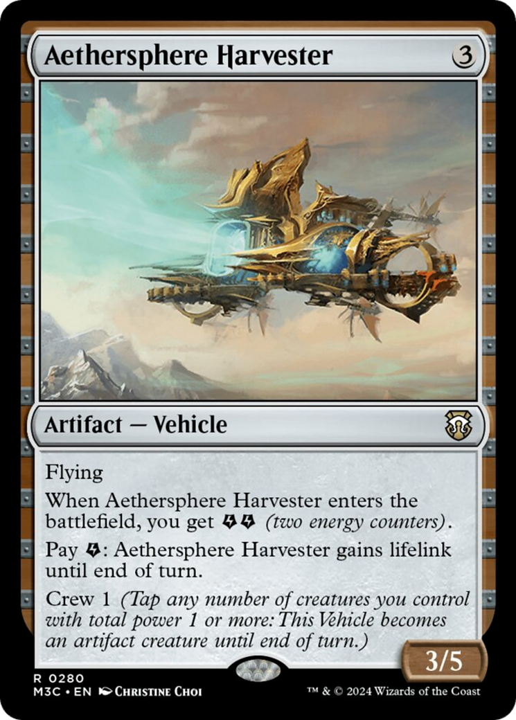 Aethersphere Harvester [Modern Horizons 3 Commander] | All Aboard Games