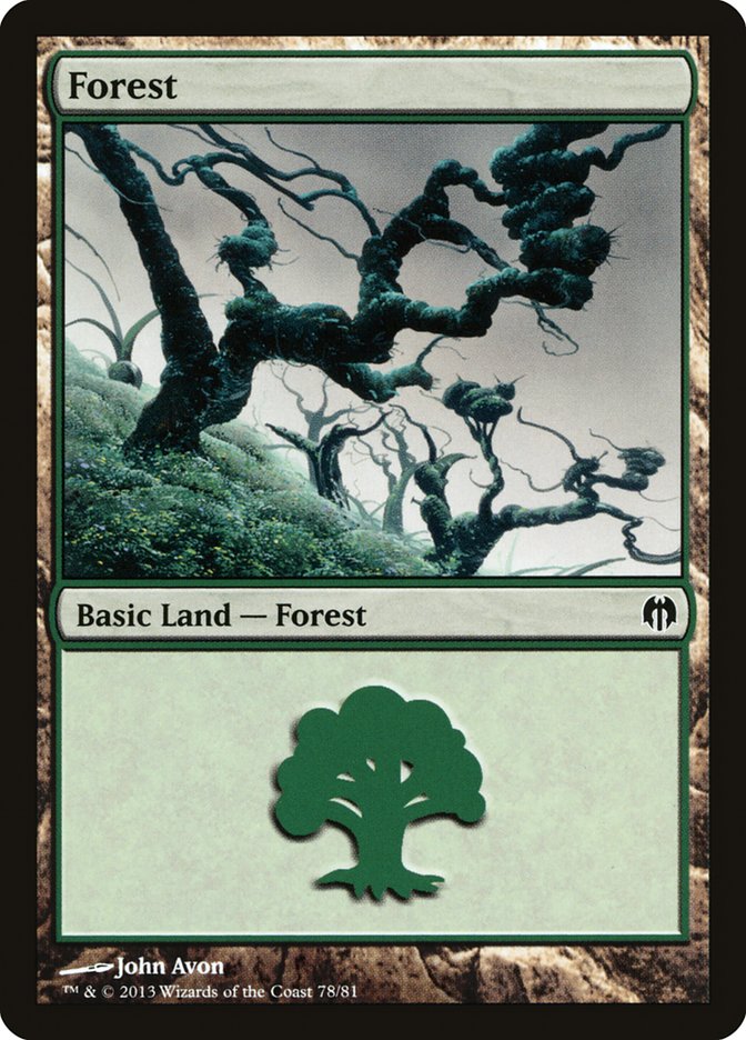 Forest (78) [Duel Decks: Heroes vs. Monsters] | All Aboard Games
