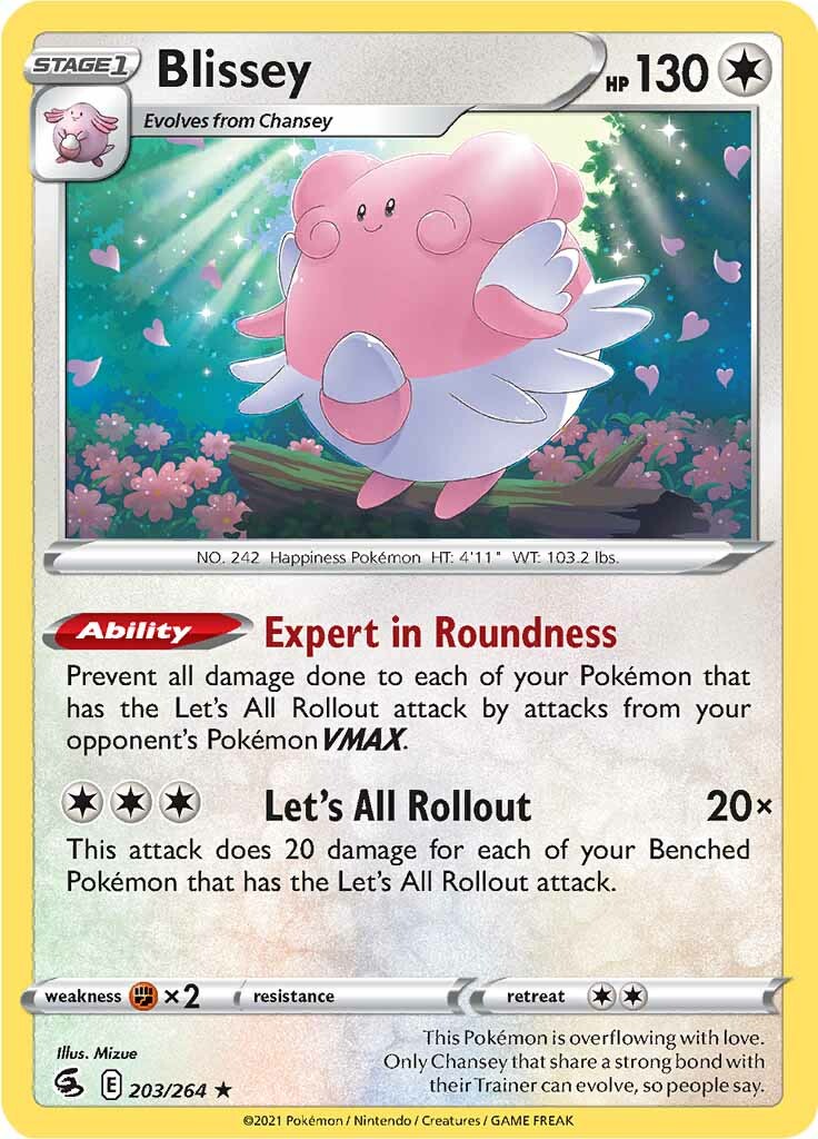 Blissey (203/264) [Sword & Shield: Fusion Strike] | All Aboard Games