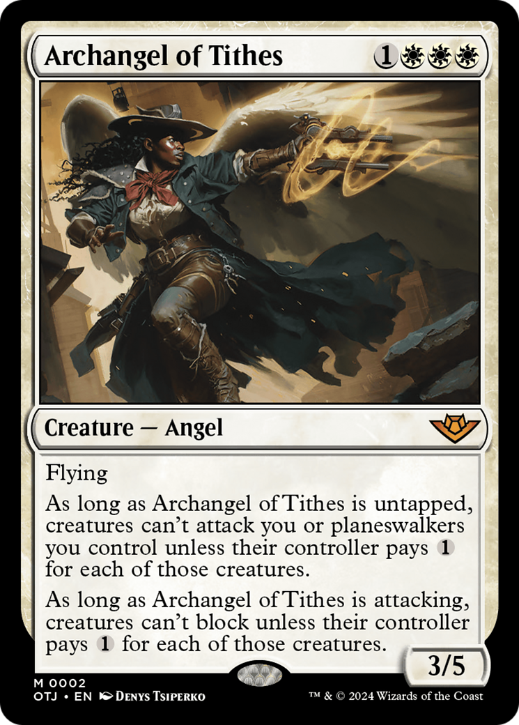 Archangel of Tithes [Outlaws of Thunder Junction] | All Aboard Games