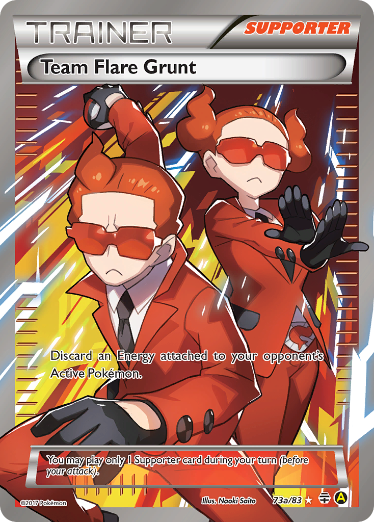 Team Flare Grunt (73a/83) [Alternate Art Promos] | All Aboard Games