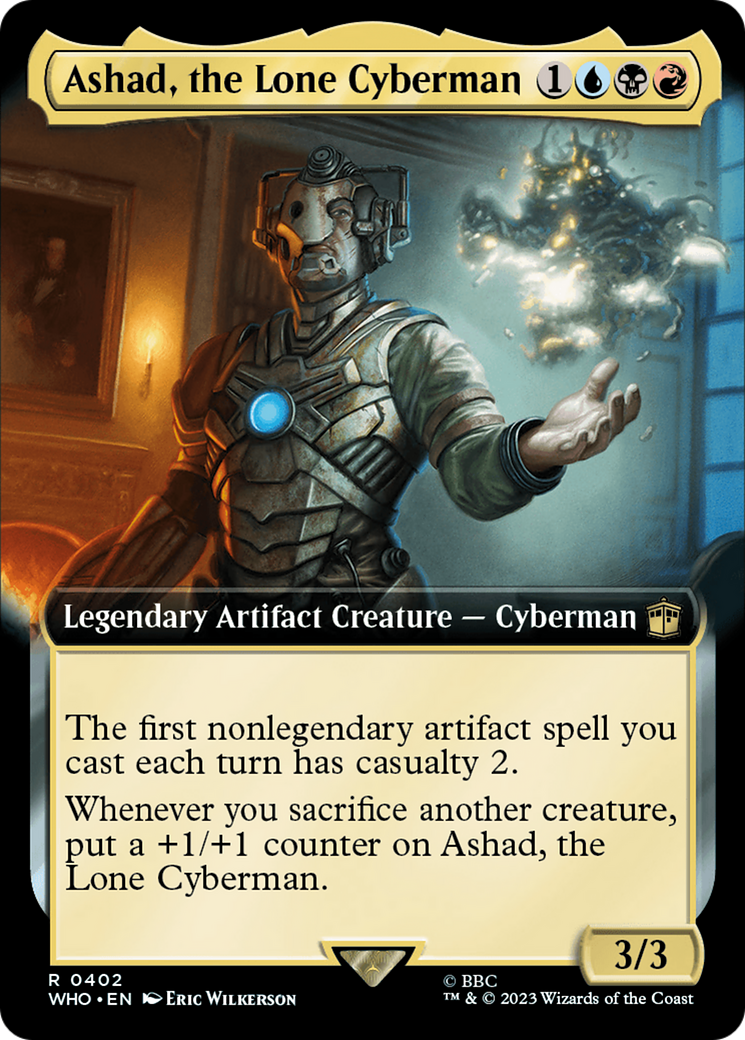 Ashad, the Lone Cyberman (Extended Art) [Doctor Who] | All Aboard Games