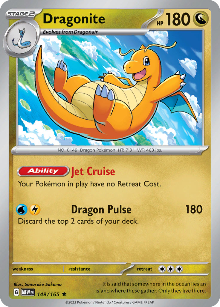 Dragonite (149/165) [Scarlet & Violet: 151] | All Aboard Games