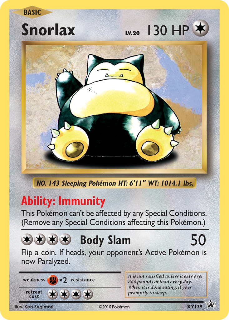 Snorlax (XY179) [XY: Black Star Promos] | All Aboard Games