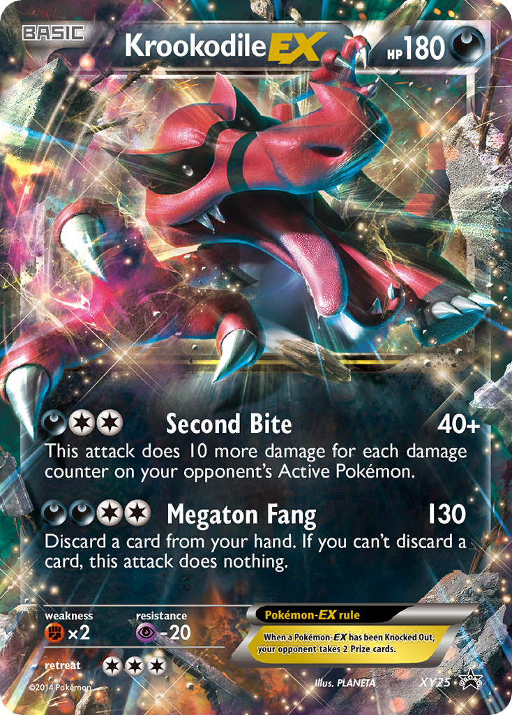 Krookodile EX (XY25) [XY: Black Star Promos] | All Aboard Games