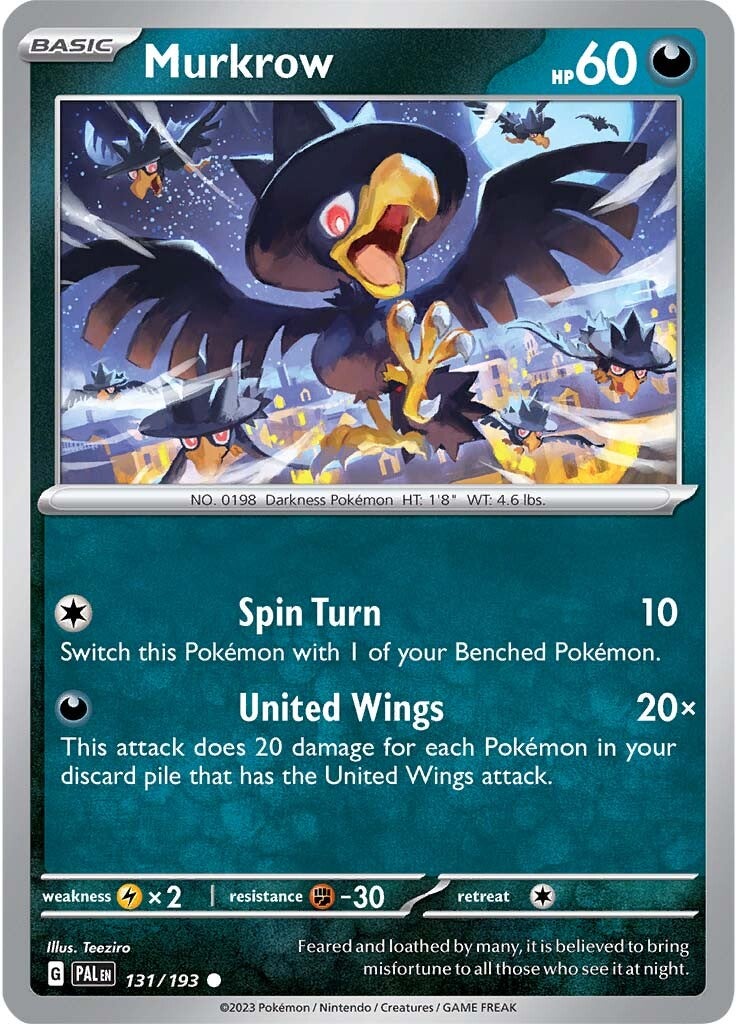 Murkrow (131/193) [Scarlet & Violet: Paldea Evolved] | All Aboard Games