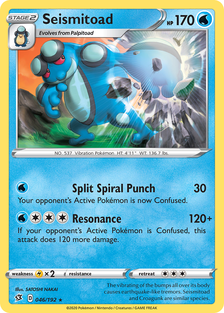 Seismitoad (046/192) [Sword & Shield: Rebel Clash] | All Aboard Games