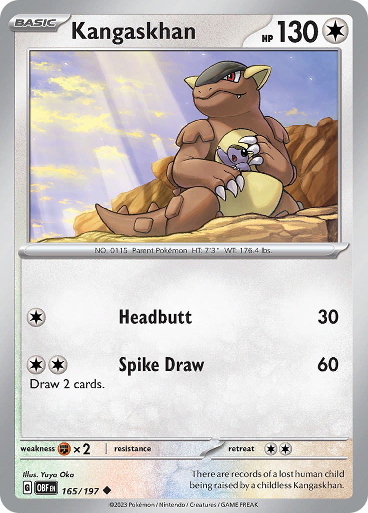 Kangaskhan (165/197) [Scarlet & Violet: Obsidian Flames] | All Aboard Games