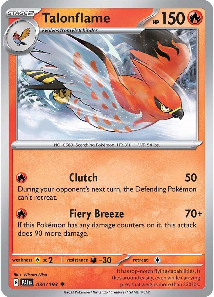 Talonflame (030/193) [Scarlet & Violet: Paldea Evolved] | All Aboard Games