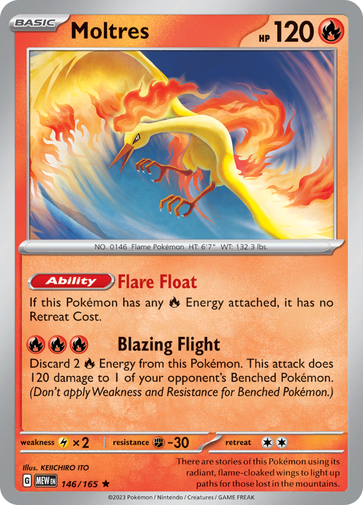 Moltres (146/165) [Scarlet & Violet: 151] | All Aboard Games