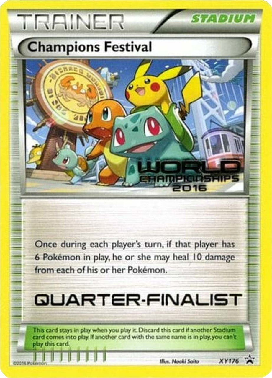 Champions Festival (XY176) (2016 Quarter Finalist) [XY: Black Star Promos] | All Aboard Games