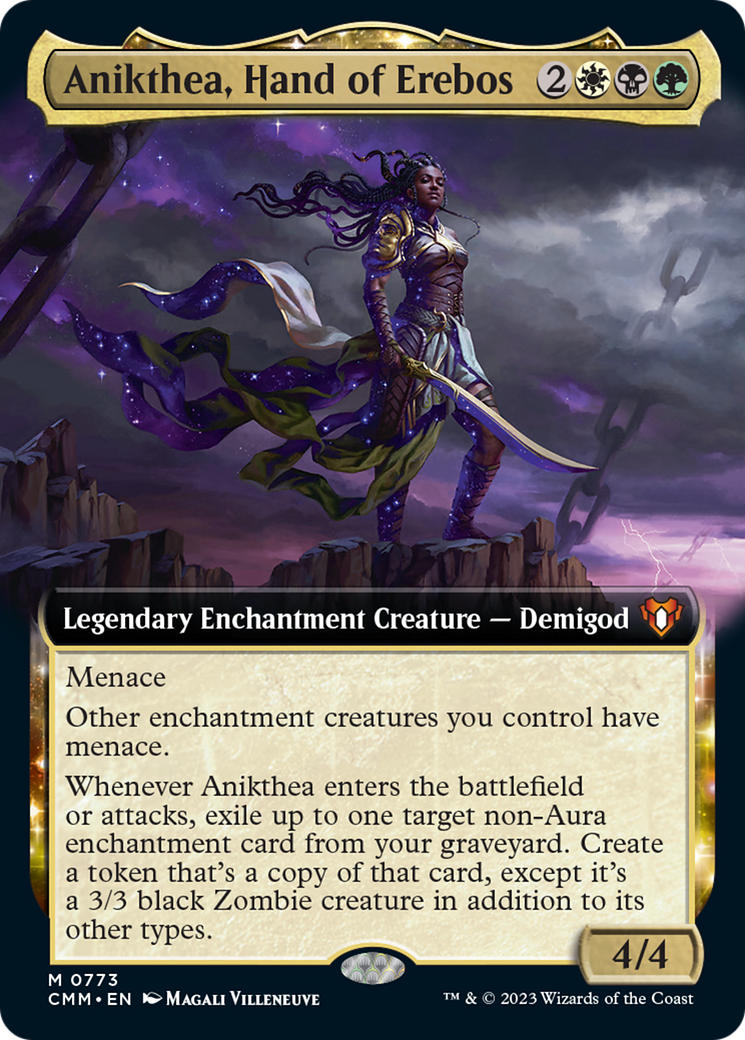 Anikthea, Hand of Erebos (Extended Art) [Commander Masters] | All Aboard Games