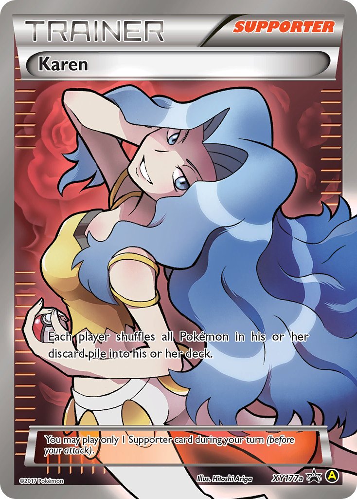 Karen (XY177a) [Alternate Art Promos] | All Aboard Games