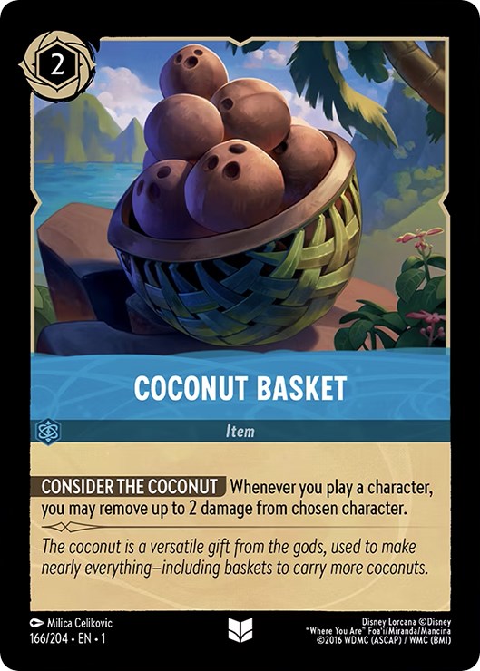 Coconut Basket (166/204) [The First Chapter] | All Aboard Games