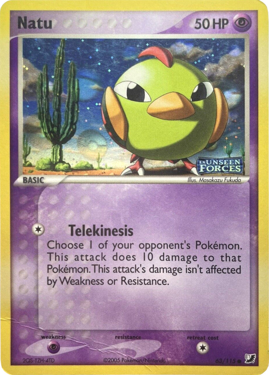 Natu (63/115) (Stamped) [EX: Unseen Forces] | All Aboard Games