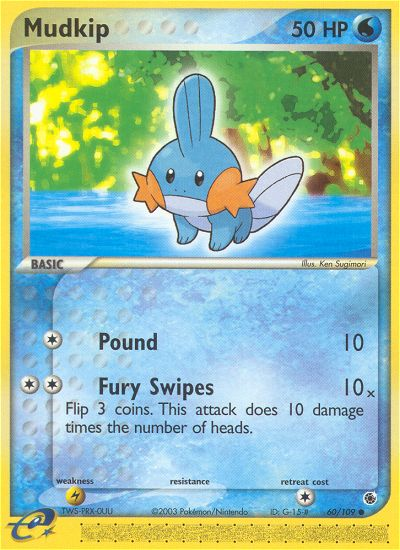 Mudkip (60/109) [EX: Ruby & Sapphire] | All Aboard Games