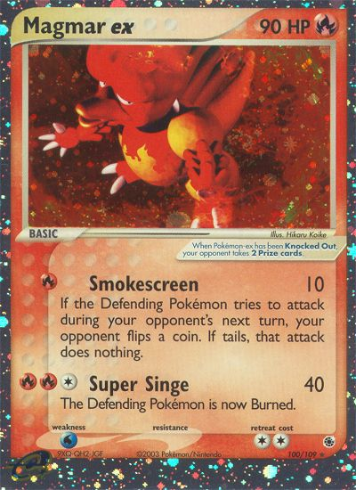 Magmar ex (100/109) [EX: Ruby & Sapphire] | All Aboard Games