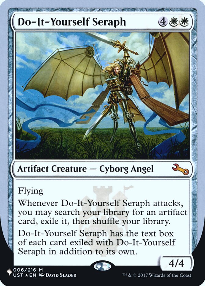 Do-It-Yourself Seraph (Unfinity Foil Edition) [The List] | All Aboard Games