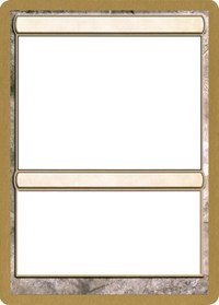 2004 World Championship Blank Card [World Championship Decks 2004] | All Aboard Games
