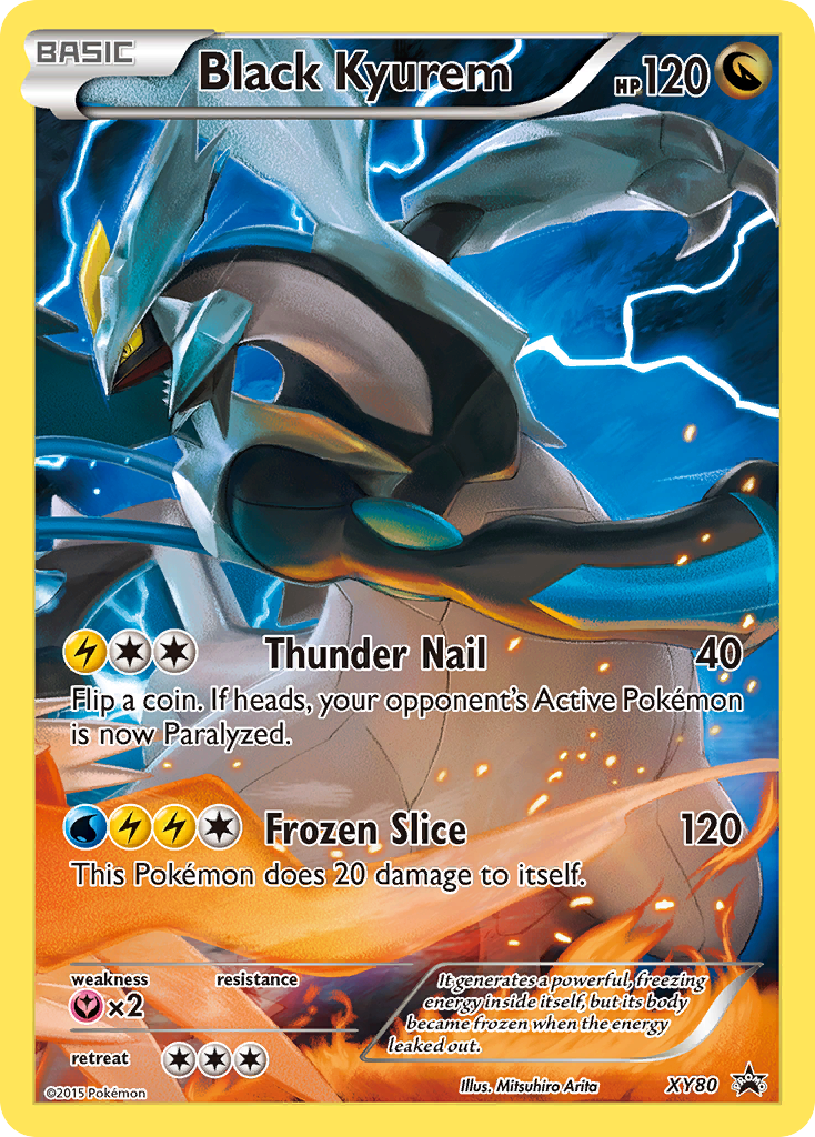 Black Kyurem (XY80) (Full Art Promo) [XY: Black Star Promos] | All Aboard Games