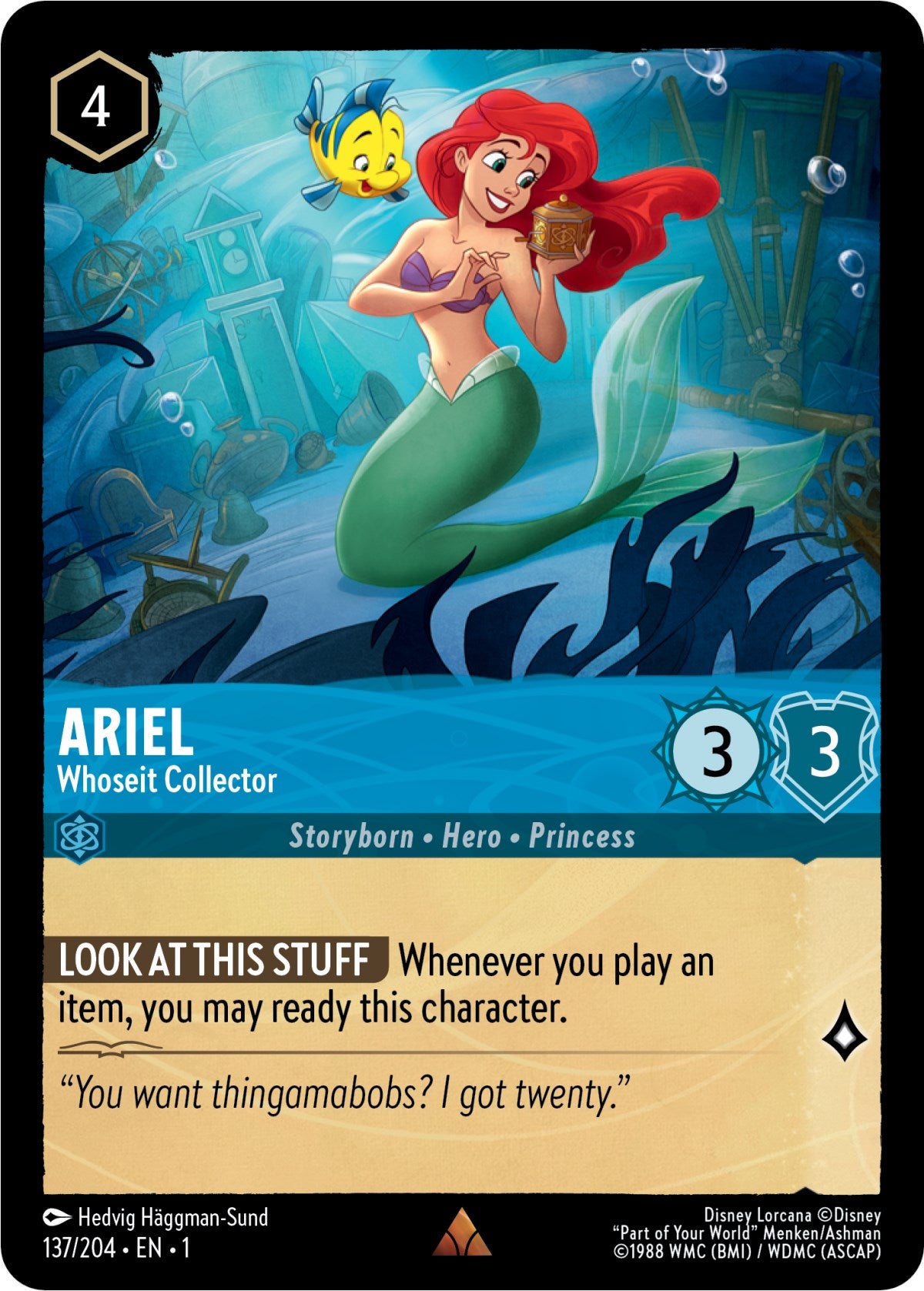 Ariel - Whoseit Collector (137/204) [The First Chapter] | All Aboard Games