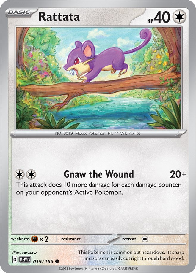 Rattata (019/165) [Scarlet & Violet: 151] | All Aboard Games