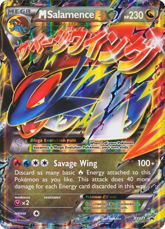 M Salamence EX (XY171) (Jumbo Card) [XY: Black Star Promos] | All Aboard Games