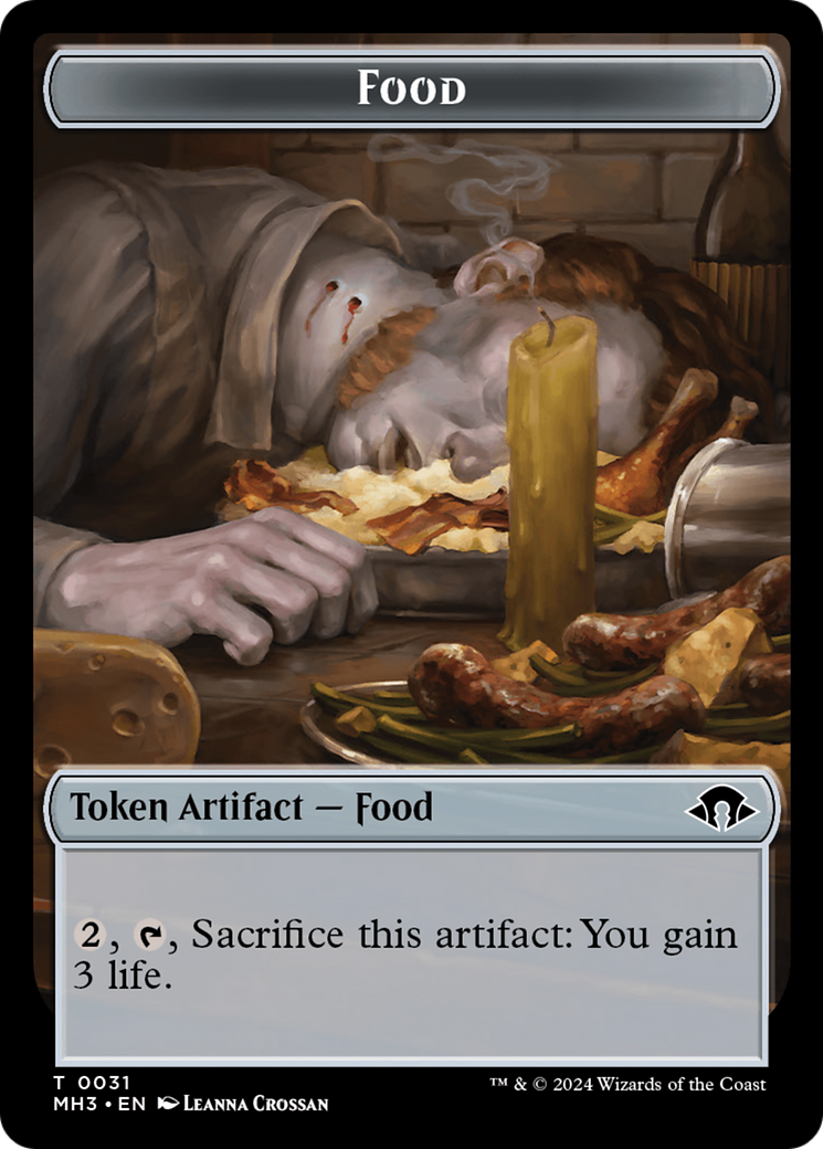 Eldrazi Spawn // Food Double-Sided Token [Modern Horizons 3 Tokens] | All Aboard Games