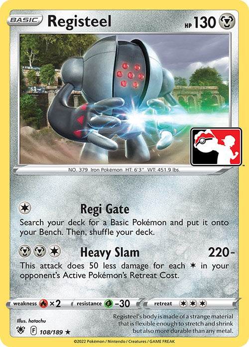 Registeel (108/189) [Prize Pack Series Three] | All Aboard Games