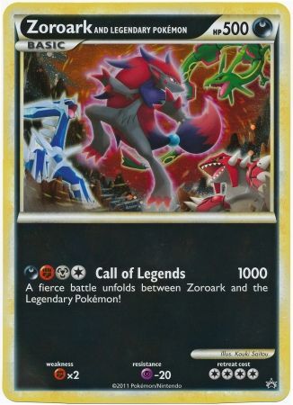 Zoroark and Legendary Pokemon (Jumbo Card) [Miscellaneous Cards] | All Aboard Games