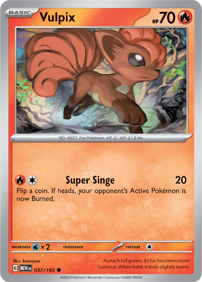 Vulpix (037/165) [Scarlet & Violet: 151] | All Aboard Games